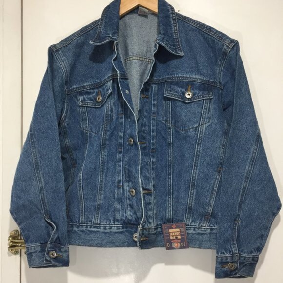 Jackets & Blazers - VINTAGE JONNY-Q DENIM JACKETS SIZE L